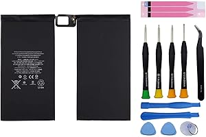 Pattaya New Replacement Battery A1577 Compatible with A1577 iPad Pro 12.9" A1584 / A1652
