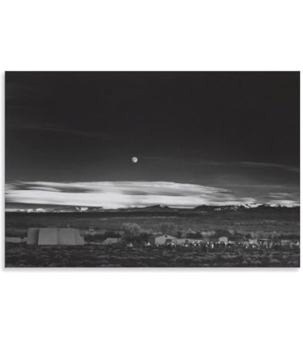 Amazon.com: Moonrise, Hernandez, New Mexico 1941 Art Poster Print