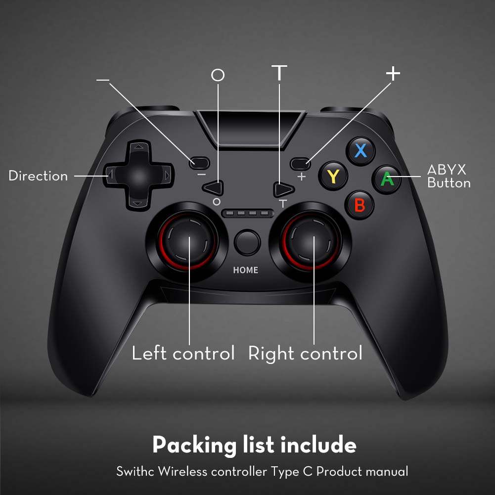 Wireless Controller for Nintendo Switch,Switch Pro Controller Switch Remote Controller Gamepad