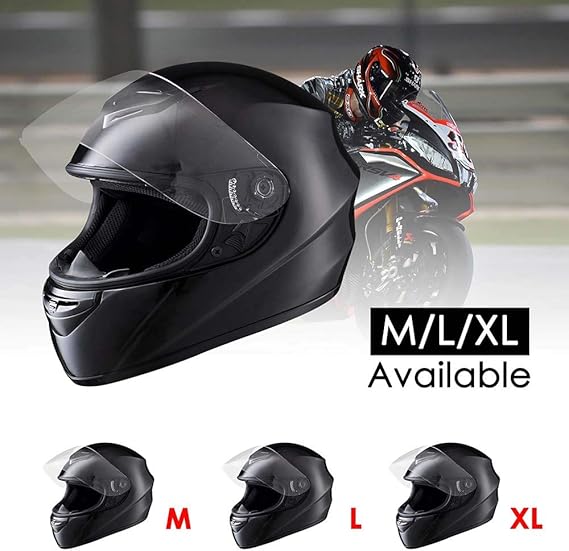 L Full Face Helmet Visor Motorcycle Motorbike Racing Road AS/NZS