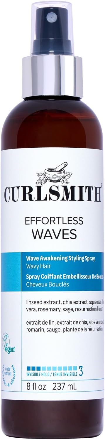 CURLSMITH Effortless Waves Styling Spray 237ml Lightweight Frizz Control