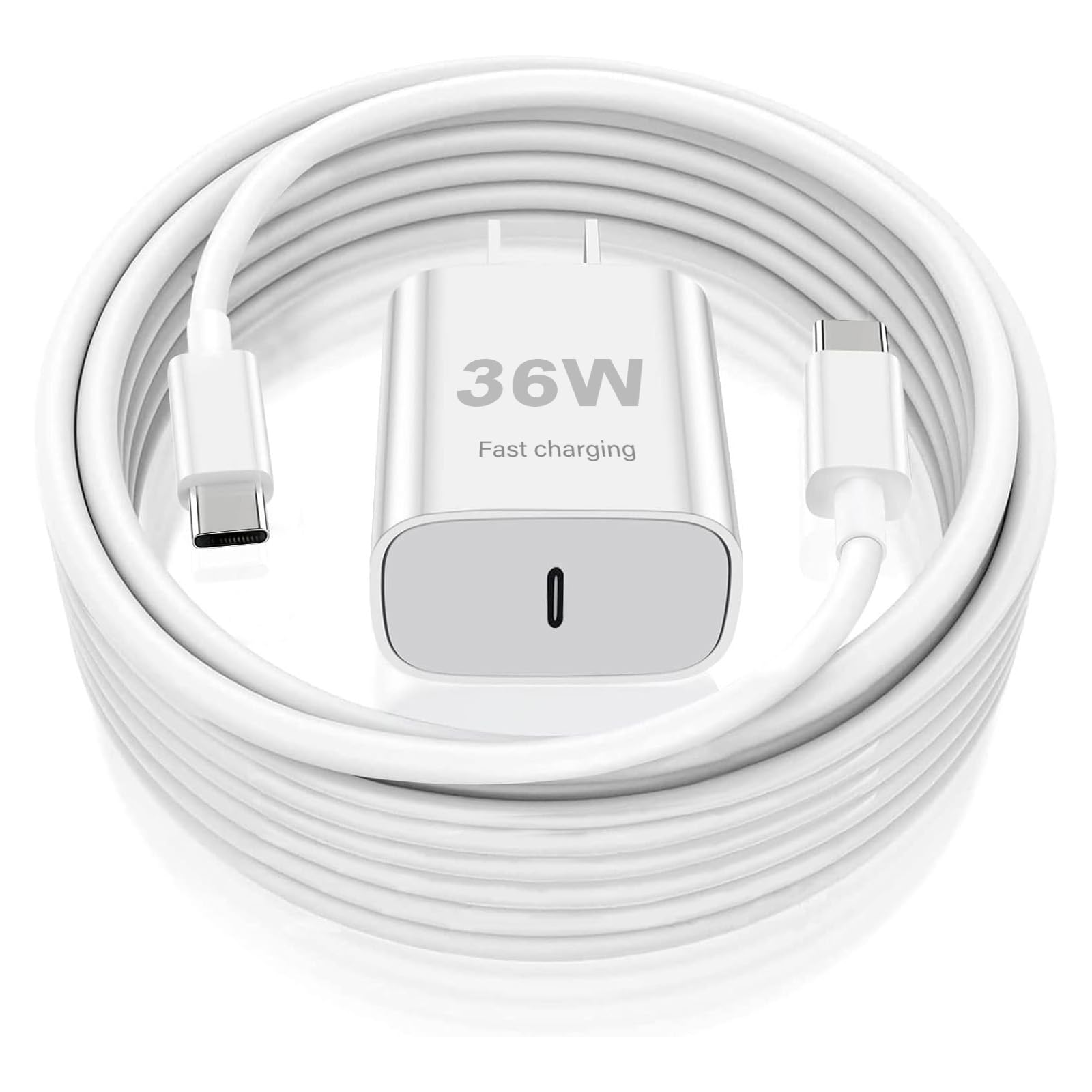 iPhone 17 16 15 Pro Max Charger Fast Charging,1-Pack 36W USB C Super Fast Charging Block with 6ft Type C Cable Cord, Compatible with iPhone 17 16 15/17 16 15 pro/17 air