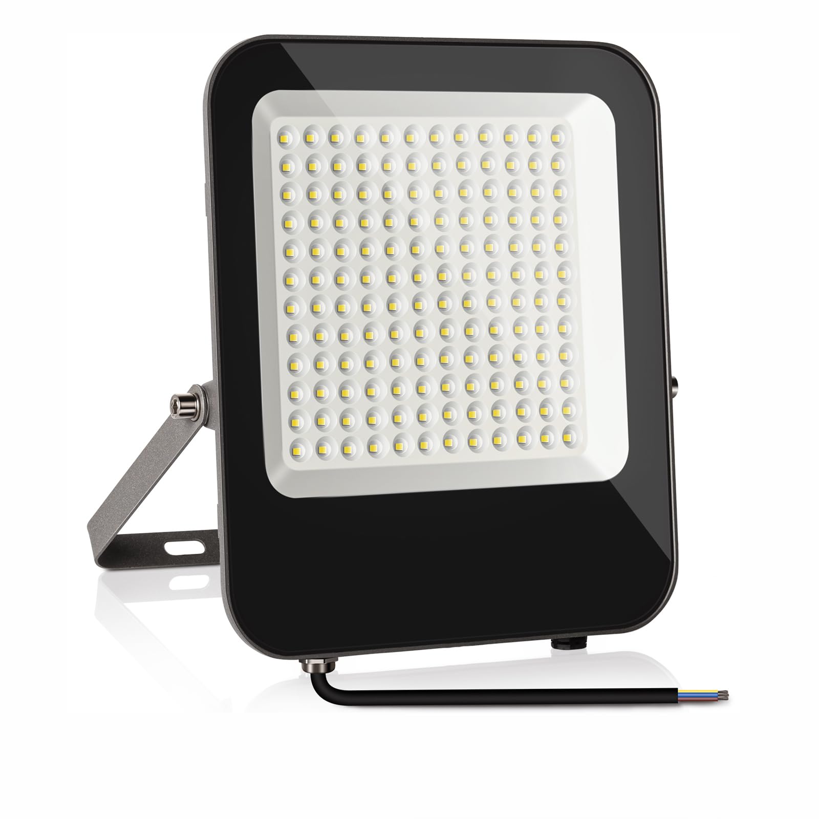 Tayire 100W LED Spotlight, 10000LM Super Bright LED Outdoor Floodlight 3000K Warm White Security Lighting for Stadiums, Factories, Parking, Garage, Garden