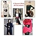 JASGOOD Wide Elastic Stretch Waist Belt Women's Adjustable Fashion Snake Pattern Dress Belt(Black,Suit Waist 25-28 Inch)