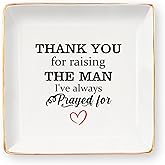 Aelciyue Mother-in-law Gifts from Daughter-in-law - Christmas Birthday Wedding Mothers Valentines Day Gifts for Mother-in-law Ceramic Jewelry Dish Tray Ring Dish Mother of Groom Gift from Bride