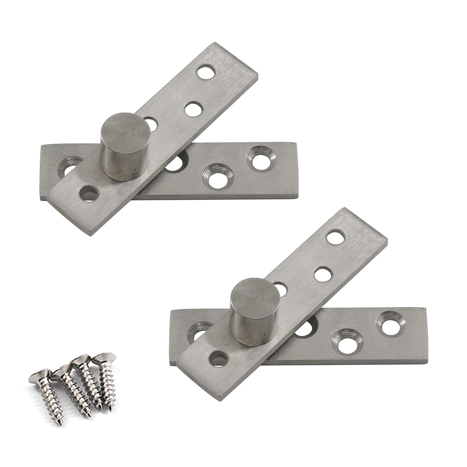 75mm Door Pivot Hinge Stainless Steel Up Down Shaft Hinge (2 Pieces)