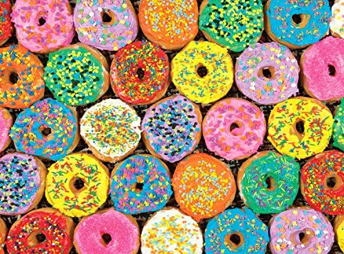 Donuts with Colored Icing & Sprinkles Yummy Collection 300 pc Puzzle