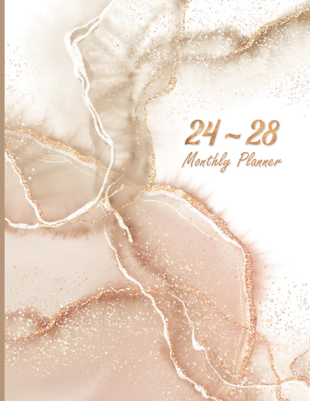 2024-2028 Five Years Planner: 5 year Monthly Calendar Simple Schedule Organizer, Large Print Size 8,5 x11 (Boho Style)