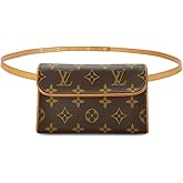 What Goes Around Comes Around Women's Pre-Loved Louis Vuitton Monogram Pochette Twin PM Belt Bag, Brown, One Size