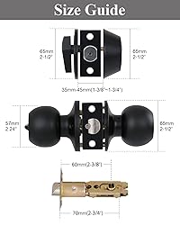 Lanwandeng All Keyed Same Entry Knobs&Single