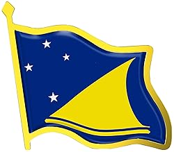 Tokelau Flag Lapel Pin - Enamel Metal National