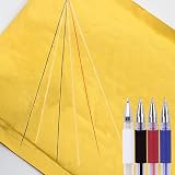 JANYUN 4 Pieces Heat Erasable Fabric Pens with 28 Refills 0.5mm Marking view 5