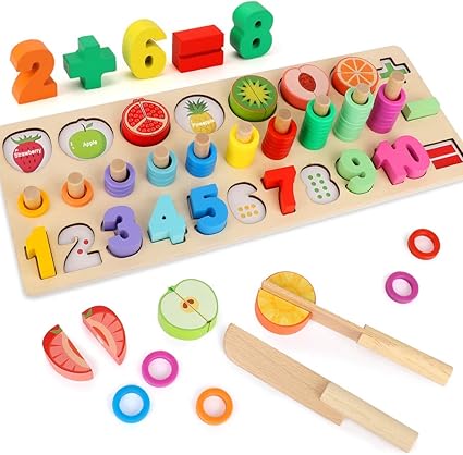 Lbla Montessori Speelgoed Spelen Voedsel Speelgoed Snijden Fruit Houten Sorteren En Stapelen Speelgoed Educatief Speelgoed Voor Jongen Meisje 3 Jaar Amazon Nl