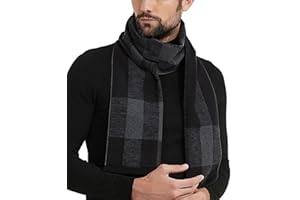 CUDDLE DREAMS Men's Silk Scarves for Winter, 100% Mulberry Silk Brushed, Luxuriously Soft & Warm, Decent Box Packed