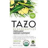 TAZO Regenerative Green Tea, Green Ginger, 16 Tea Bags