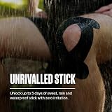 SPORTTAPE Kinesiology Tape 5cm x 5m 3 Pack Black Waterproof Hypoallergenic view 2