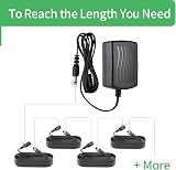 Security-01 2-Pack DC Power Extension Cable 5.5mm x 2.1mm 3m 10ft view 5