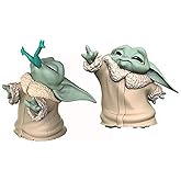 STAR WARS The Bounty Collection The Child Collectible Toys 2.2-Inch The Mandalorian “Baby Yoda” Froggy Snack, Force Moment Figure 2-Pack