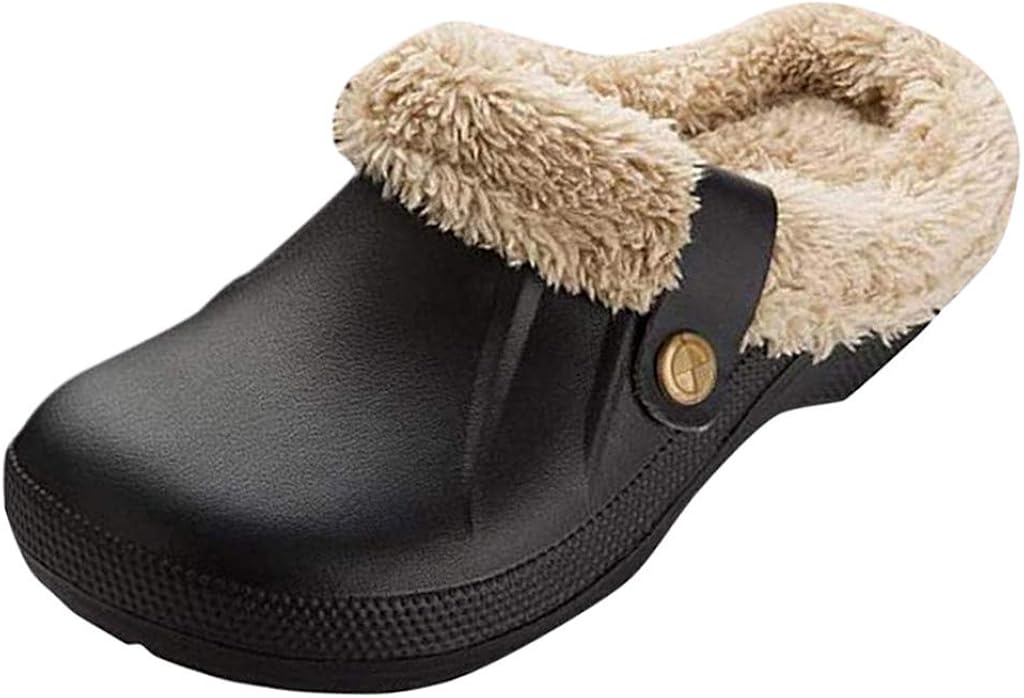 Bumplebee Unisex Clogs Gefütterte Damen Gartenschuhe wasserdichte Warme
