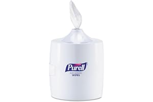 BROTHER PURELL 901901 Hand Sanitizer Wipes Wall Mount Dispenser, 1200/1500 Wipe Capacity, White