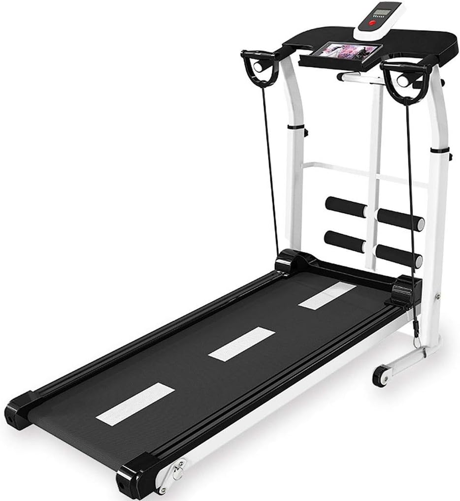 100Anju Mannual Treadmill Folding Treadmill Home Fitness Equipment Mini Folding Walking Machine Sports Equipment Running Jogging Fitness Machine Mechanical Meadmill