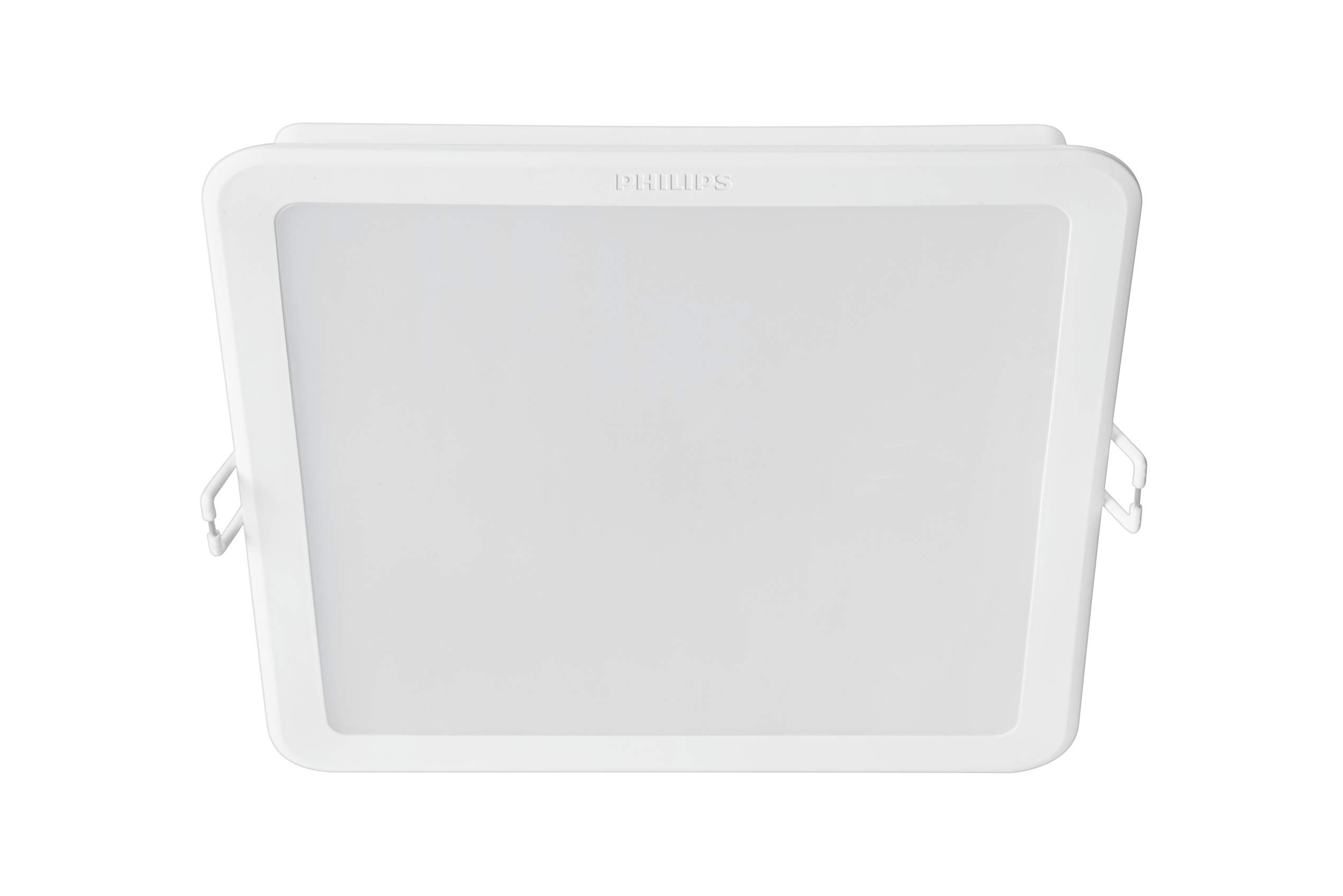 Philips Lighting MyLiving Meson Square Recessed Spotlight 17W, Warm Light (4000K), Indoor Lighting, Cool White, 150 mm
