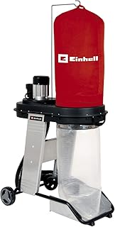 Einhell Absauganlage TE-VE 550/1 A (550 W, 2850 min-1, Automatiksteckdose, Handgriff und Fahrgestell, Absaugschlauch 250 cm Ø 100mm, Absaugadapter 2x36 mm, Schnellverschluss für 65 l-Fangsack)