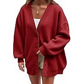 Cicy Bell Womens Oversized Chunky Cardigan Sweaters Trendy Button Down Knit Sweater 2025 Fall Winter Warm Jackets Outfits