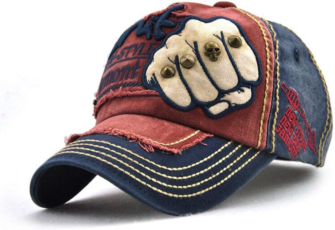 Men's Distressed Vintage Cotton Baseball Cap Casual Outdoor Sports Trucker Hat