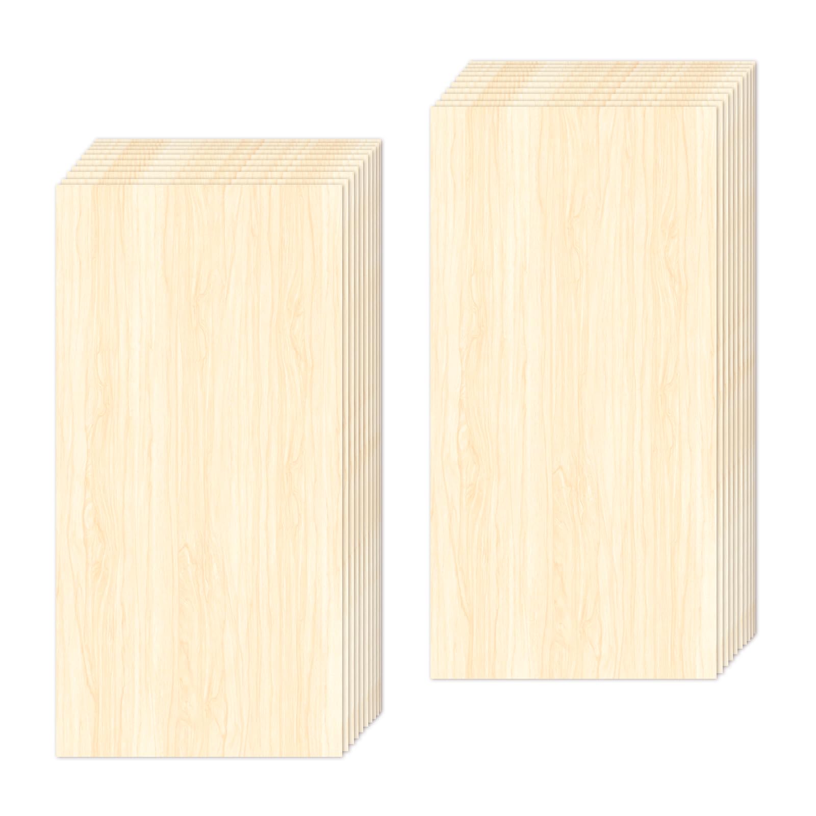 Pack of 20 Balsa Wood Sheets 2 mm Thin Basswood Panels Balsa Wood Panels Lime Plywood for Crafts Painting Engraved Aeroplane Boat Model 200 x 100 x 2 mm