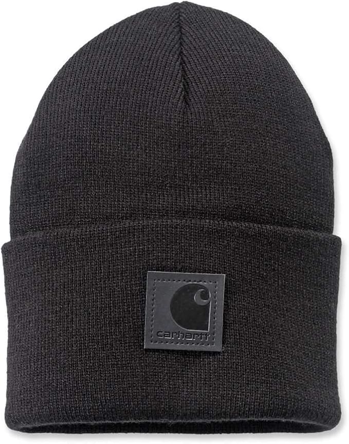 Carhartt Men's Knit Cuffed Beanie, Black, OFA at Amazon Men’s Clothing