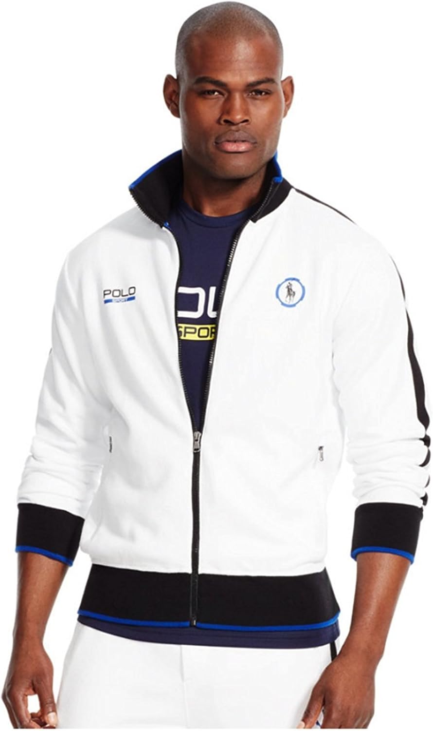 polo ralph lauren men's interlock cotton track jacket