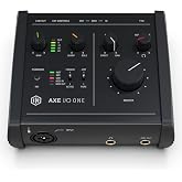 IK Multimedia AXE I/O One - Professional USB Audio Interface with Z-TONE advanced guitar tone shaping, AmpliTube and TONEX software included, high-resolution recording studio equipment