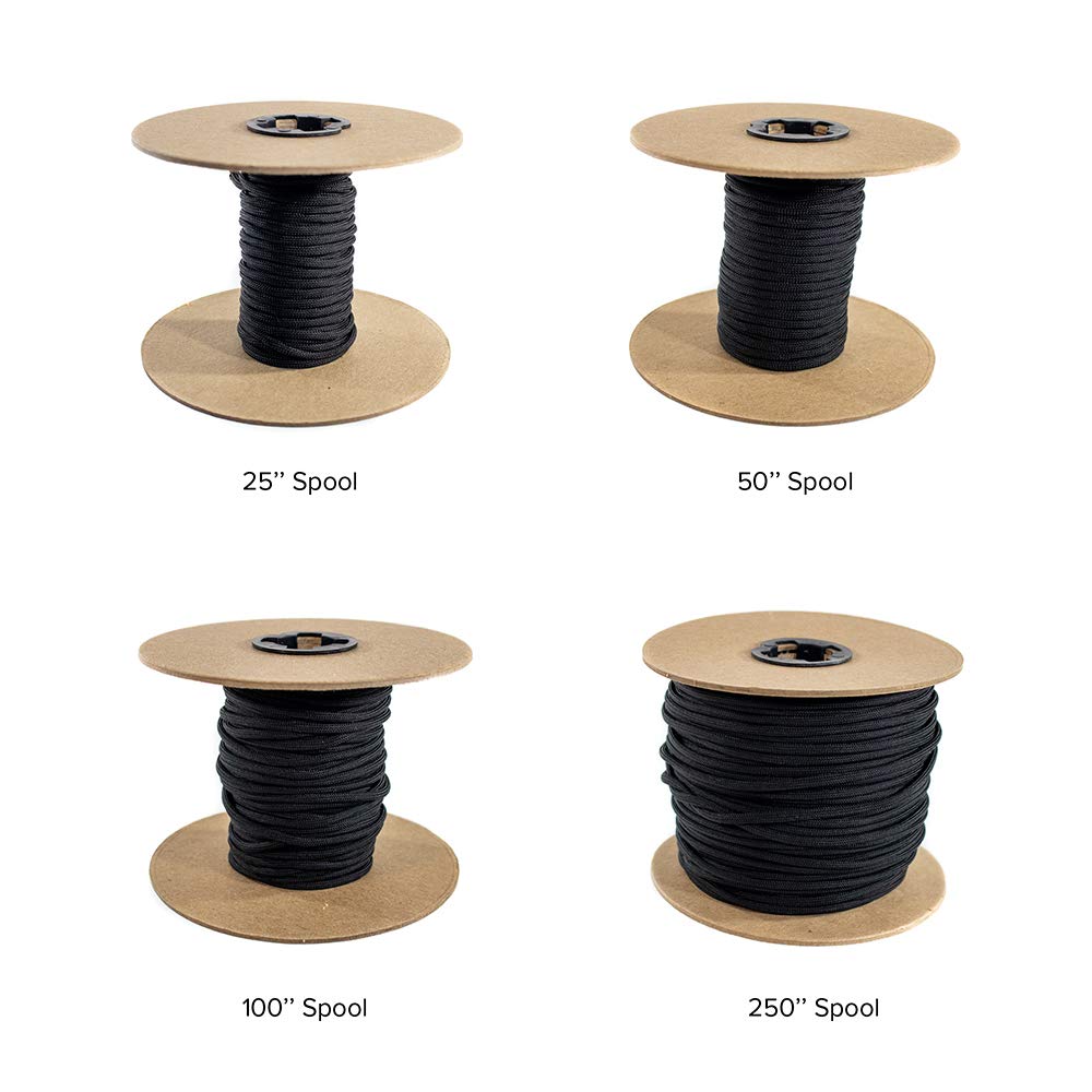 PARACORD PLANET para-Max Paracord 1200LB Tensile Strength - 10' 25' 50