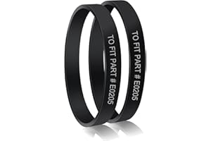 FNKTQL Vacuum Belt for Eureka PowerSpeed Lightweight Vacuum Cleaner, Replace Parts E0205, Replacement Belts for Eureka Model NEU180, NEU182A, NEU182, NEU182B, NEU186 (2 Pack)