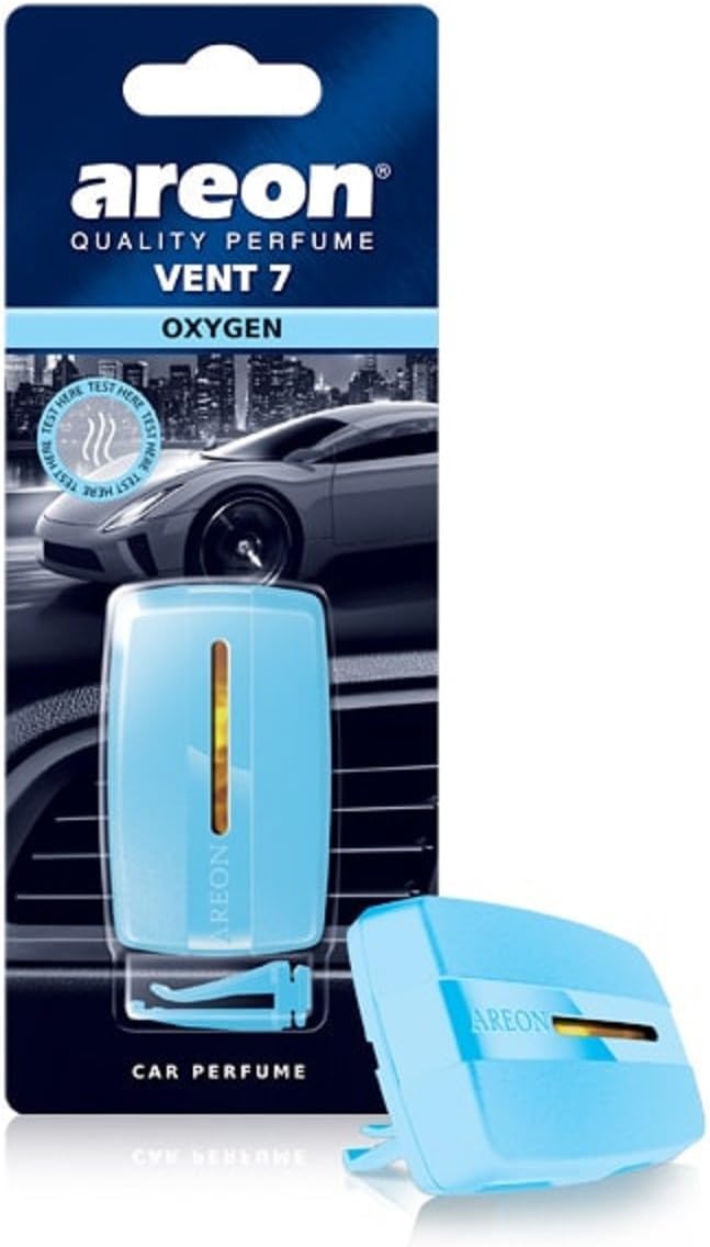 Areon Car Air Freshener Vent Oxygen Clip On Diffuser Mini Blue 4,5 ml