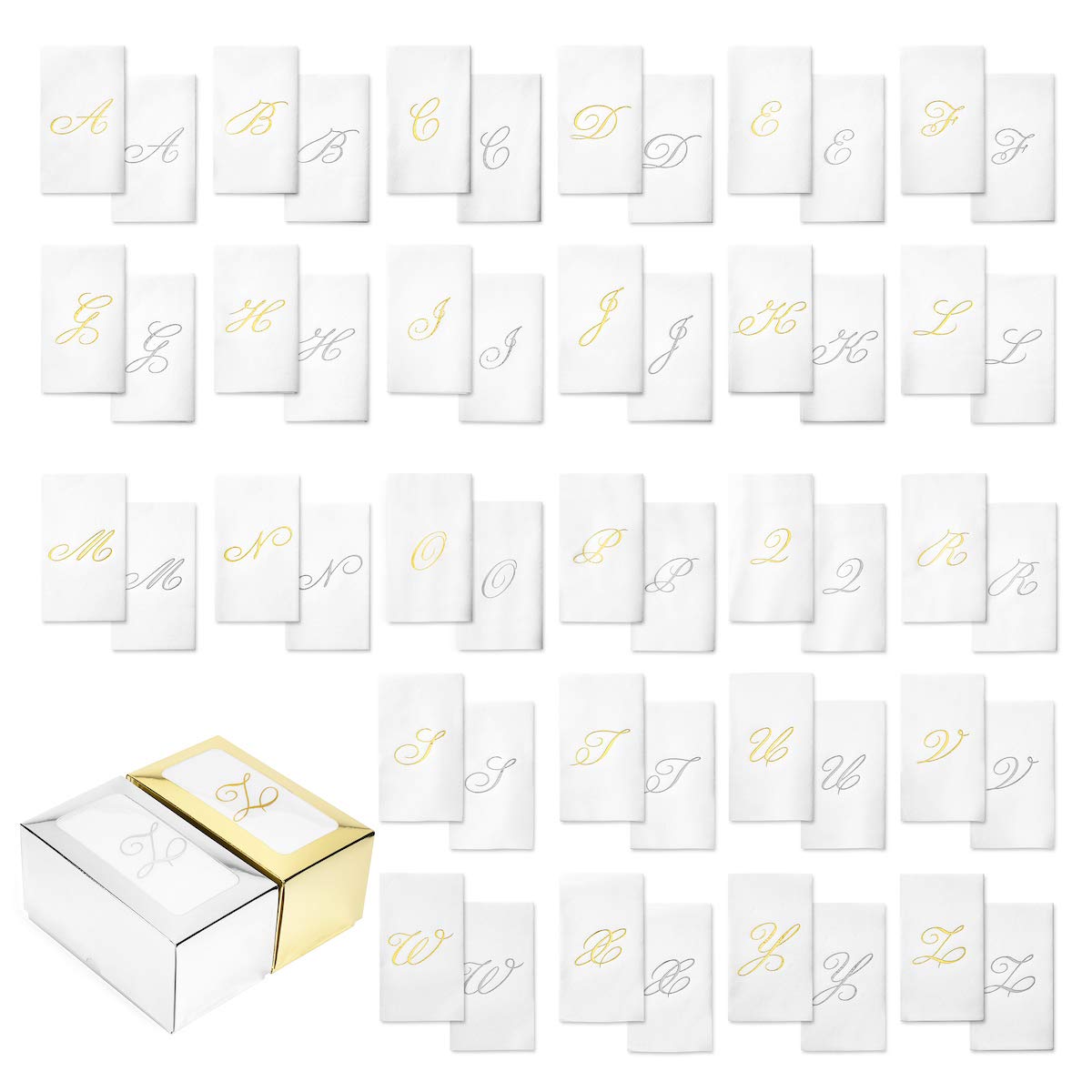 monogrammed disposable hand towels for bathroom