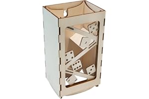 The Broken Token Modular Dice Tumbler Ramp - Wooden Dice Tower