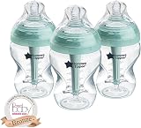 Tommee Tippee Advanced Anti-Colic Bottles 0m+ 3x260ml Slow Flow Teat view 2