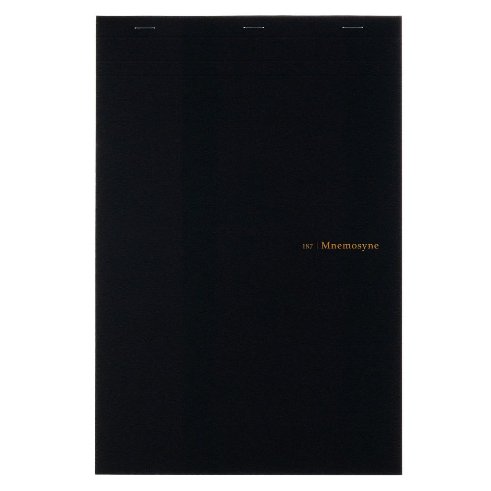 Maruman MNEMOSYNE Notepad 11.7 x 8.27 Inches (A4), 5mm-squared, 70 Sheets (N187A), white — image 1