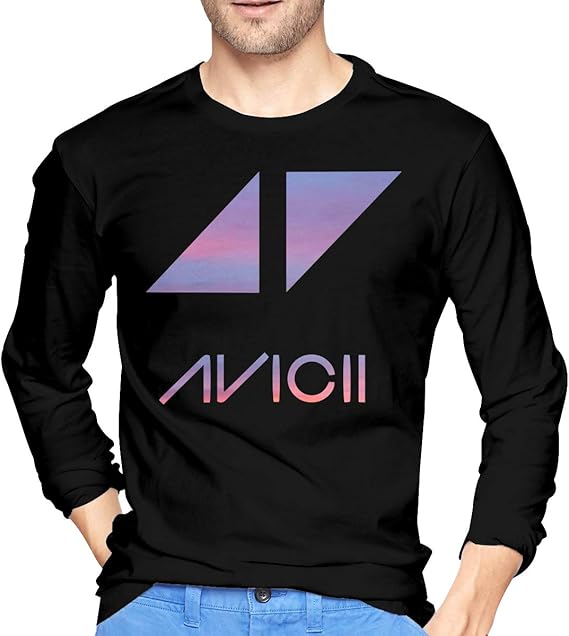 Amazon Co Jp メンズ ｔシャツ Avicii ロゴ 長袖 地味 スポーツ シンプル 丸首 柔らかい カッコイイ 速乾性抜群 通気 弾性 春秋 冬 汗染み防止 アウトドア 耐久性 服 ファッション小物