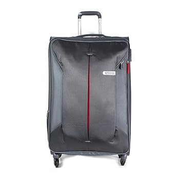 American Tourister Polyester 67 cms Frost Grey Softsided Check-in Luggage (91O (0) 38 002)