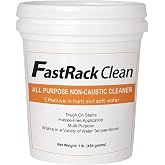 FastRack FastClean 1 lb Non Caustic Cleaner for homebrewing and winemaking, Alkaline Homebrew Cleaner with Powerful Formula and Hassle-free Cleanup, Ideal Cleanser for Brewing Equipment - 16 oz