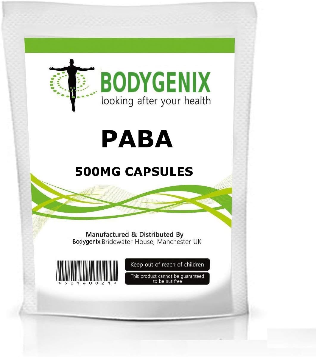 Paba 500mg Capsules - Bodygenix UK - Fast Free UK (30)