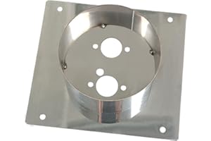 Copgge Diesel Heater Mounting Plate Diesel Heater Turret Mount Plate Floor Base Mount Bracket for Webasto Air Top 2000 2000ST 2000STC for Eberspacher Airtronic D2 D4 Heater, for Chinese Diesel Heater