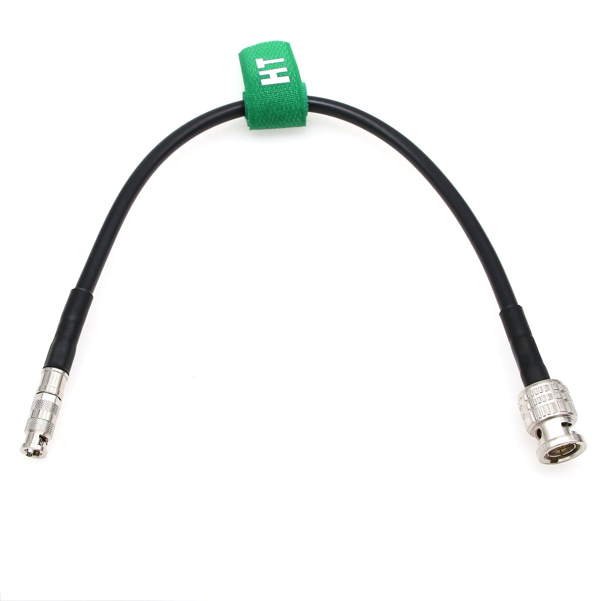 HangTon 4K 60p 12G SDI Video Cable HD Micro BNC to Standard BNC for Blackmagic Video Assist 5" Monitor Camera 30cm