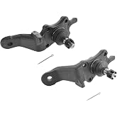 TRQ Front Lower Driver and Passenger Side Ball Joint Set | For 1996-2002 Toyota 4Runner 2001-2002 Sequoia 2000-2002 Tundra