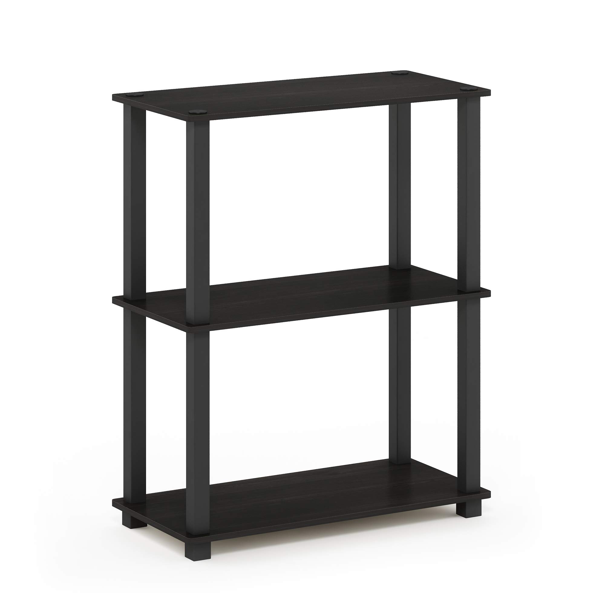 Furinno Turn S Tube 3 Tier Compact Multipurpose Shelf Display Rack Sq | amzdealz
