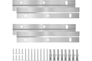 Z Clamps for Hanging, Spike Picture Hook Set with Heavy Duty Aluminum Alloy Wall Mount Clips for Easy Install Artwork Hangers