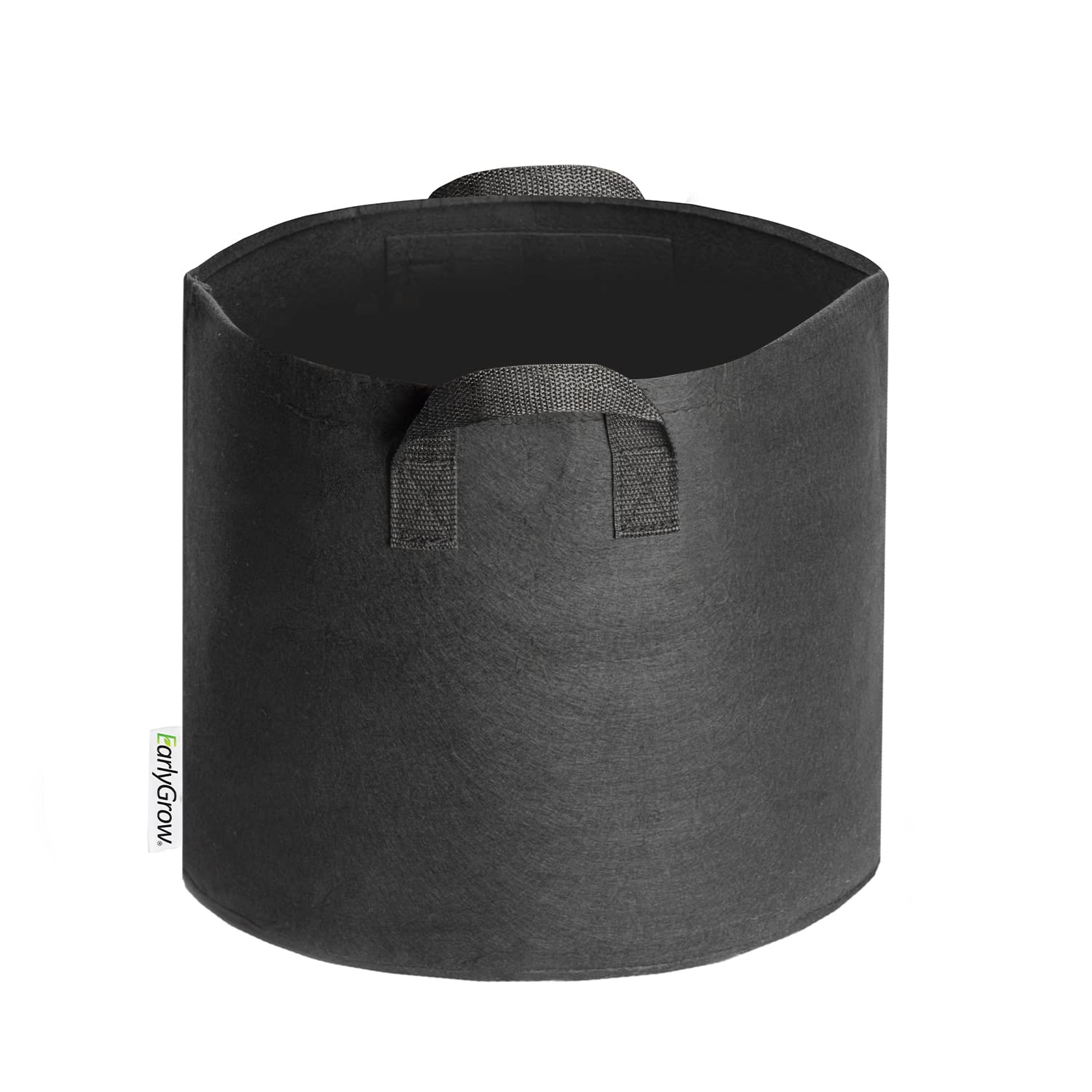 EarlyGrow 20 litres (5 US gallon) Fabric Plant Grow Bags Heavy Duty Breathable Nonwoven Smart Growing Growbag Planters Potato, Tomato, Chilli Peppers, Cucumbers and Other Fruit and Vegetables